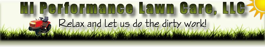 Hi Performance Lawn Care home page